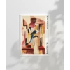 August Macke Işıklı Vitrin Camı Çalışması Poster