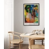 August Macke Mavi Gölde İnsanlar Poster
