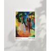 August Macke Mavi Gölde İnsanlar Poster