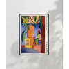 August Macke Türk Kafesi Poster