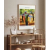August Macke Yeşil Ceketli Kadın Poster