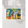 August Macke Zooloji Bahçesi Poster