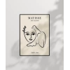 Barış ve Kadın Figürü Sanat Poster