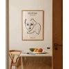 Barış ve Kadın Figürü Sanat Poster