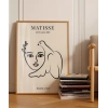 Barış ve Kadın Figürü Sanat Poster