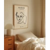 Barış ve Kadın Figürü Sanat Poster