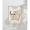 Barış ve Kadın Figürü Sanat Poster