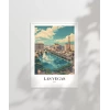 Bellagio & Paris View Poster