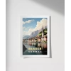 Bergen’in Renkli Evleri Poster