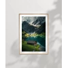 Beyaz Zirveler ve Yeşil Vadi Poster