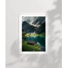Beyaz Zirveler ve Yeşil Vadi Poster