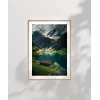 Beyaz Zirveler ve Yeşil Vadi Poster