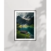 Beyaz Zirveler ve Yeşil Vadi Poster