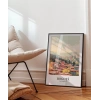 Bogotánın Renkli Çatıları Poster