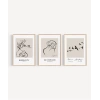 Bohème ve Simplicity Dekoratif 3lü Poster