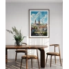 Cardiff Manzarası Galler Sanatsal Poster