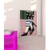Çizgi ve Puantiye Zarafeti Poster