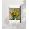 Claude Monet Ayçiçeği Buketi Poster