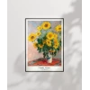 Claude Monet Ayçiçeği Buketi Poster