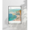 Claude Monet Etretat Kumsalı Poster