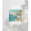 Claude Monet Etretat Kumsalı Poster