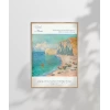 Claude Monet Etretat Kumsalı Poster