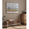Claude Monet Hadue Yakınlarında Lale bahçeleri Poster