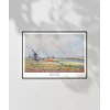 Claude Monet Hadue Yakınlarında Lale bahçeleri Poster