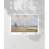 Claude Monet Hadue Yakınlarında Lale bahçeleri Poster