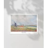 Claude Monet Hadue Yakınlarında Lale bahçeleri Poster