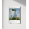 Claude Monet Şemsiyeli Kadın Poster