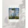 Claude Monet Şemsiyeli Kadın Poster