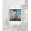 Claude Monet Şemsiyeli Kadın Poster