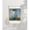 Claude Monet Şemsiyeli Kadın Poster