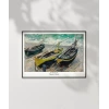 Claude Monet Üç Balıkçı Teknesi Poster