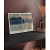 Claude Monet Uçurum, Erretat, Gün Batımı Poster