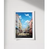 Coimbranın Renkli Sokakları Poster