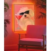 Cool Köpek ve Kokteyl Poster