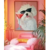Cool Köpek ve Kokteyl Poster