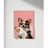 Corginin Pembe Gözlük Stili Poster