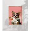 Corginin Pembe Gözlük Stili Poster