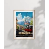 Dağların Gölgesinde Sarajevo Şehir Manzarası Poster