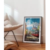 Dağların Gölgesinde Sarajevo Şehir Manzarası Poster
