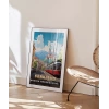 Dağların Gölgesinde Sarajevo Şehir Manzarası Poster