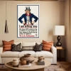 Uncle Sam Vintage Kanvas Tablo