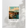 Dubrovnik Eski Şehir Poster