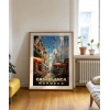 Fasın Renkli Sokakları Poster