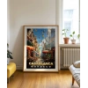 Fasın Renkli Sokakları Poster