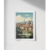 Floransa Katedrali ve Şehir Manzarası Poster