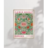 Flower Market Florence Poster